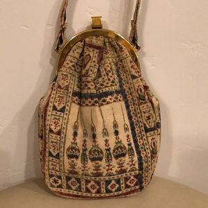 COPY - Vintage Cloth Clasp Purse